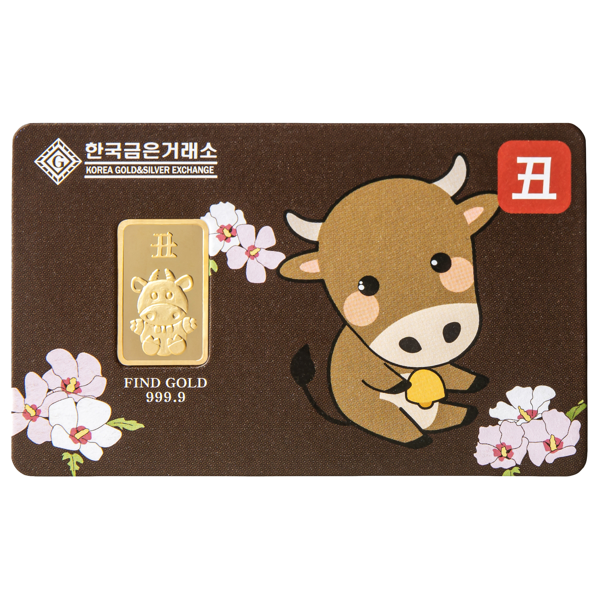 24K 소띠 카드형 골드바(3.75g)